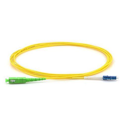 PacSatSales - Fiber Optic Patch Cable - Single Mode - SIMPLEX - OS1-9/125um (10M, SC/APC to LC) 10M