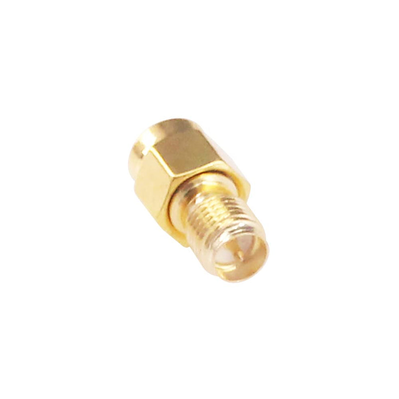 RFaha 5pcs SMA Male to RPSMA Female RF Coaxial Coax Adapter for WiFi Antenna(F95-5)