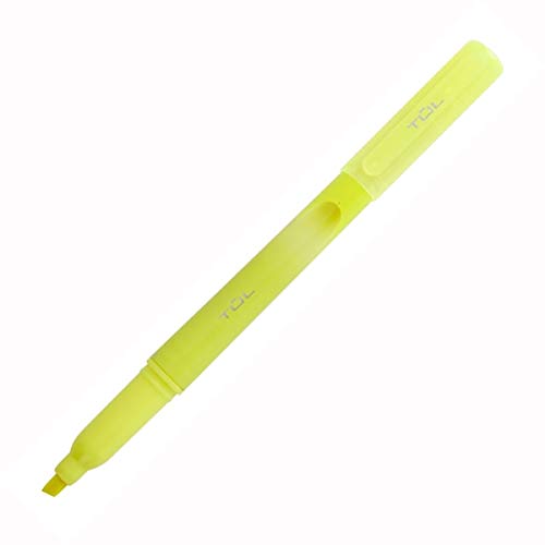 TUL Highlighter, Chisel Tip, Fluorescent Yellow, Pack of 4 Highlighters