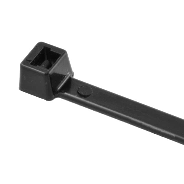 100 Qty 4 Inch Black Nylon 18 lb Cable Zip Ties | Made in The USA | BCP895