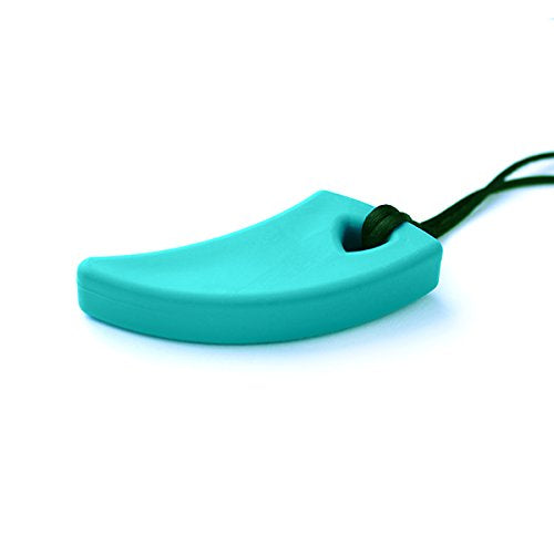 ARK's Saber Tooth Chew Necklace for Mild to Moderate Chewing (Teal)
