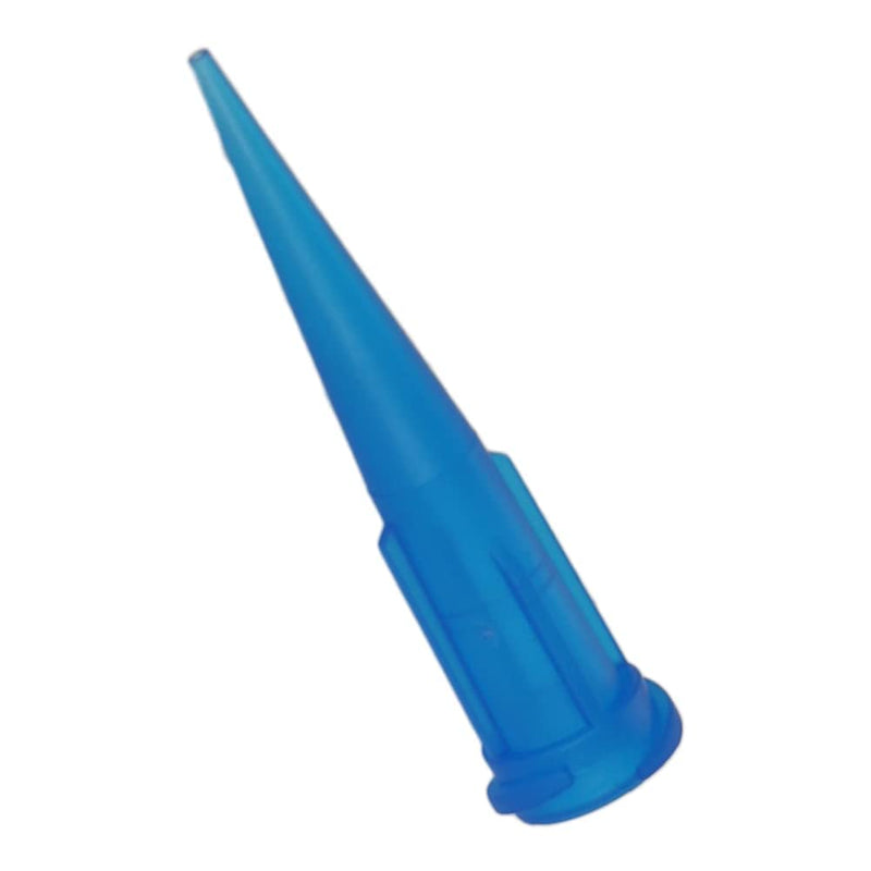Auniwaig Plastic Tapered Pinhead Glue Liquid Dispenser Needles 22ga Dispensing Fill Needle Blue 100PCS 22 Gage