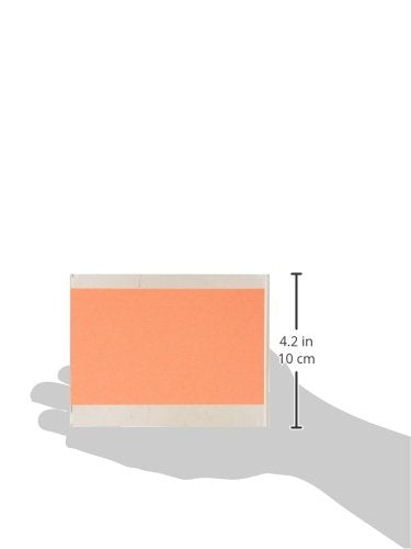 School Smart Blank Plain Index Card, 3 x 5 Inches, Salmon, Pack of 100