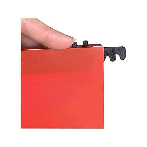 1InTheOffice Poly Expanding Hanging File Folders, Letter Size, Assorted, 5/Pack