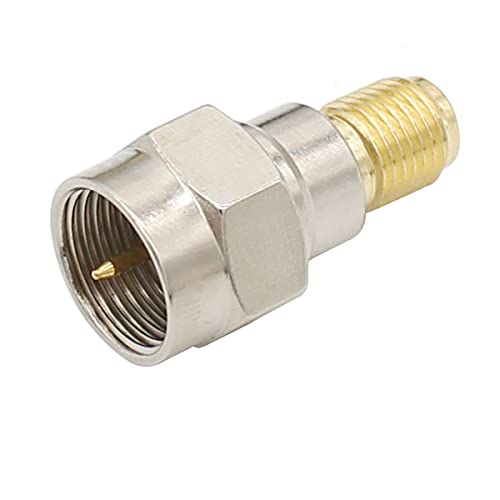 SMA to F Adapter SMA Male to F Type Male 20 inch RG58 Coax Coaxial Extension Cable +3pcs F Type to SMA Male Female Connector