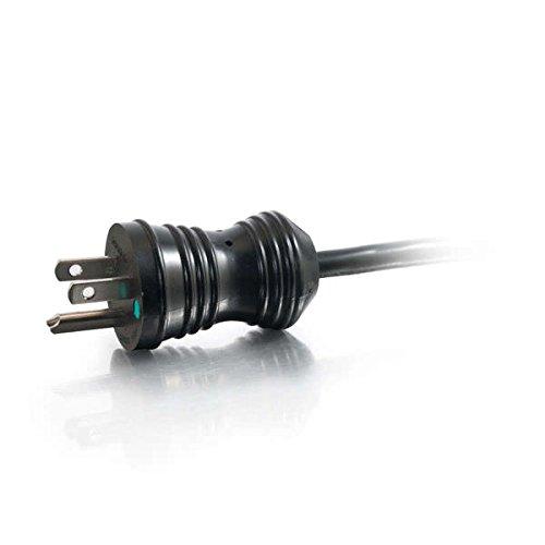 C2G Power Cord, Hospital Grade Coil, Ideal for Medical Carts and Mobile Devices, 18 AWG, Black, 6 Feet (1.82 Meters), Cables to Go 48065 Hospital Grade Coil 18AWG