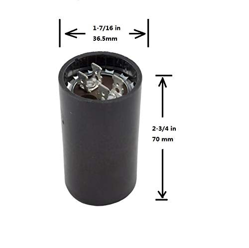 BlueNatHxRPR 72-86 uF MFD Start Capacitor 50/60Hz Withstand Voltage 250V AC