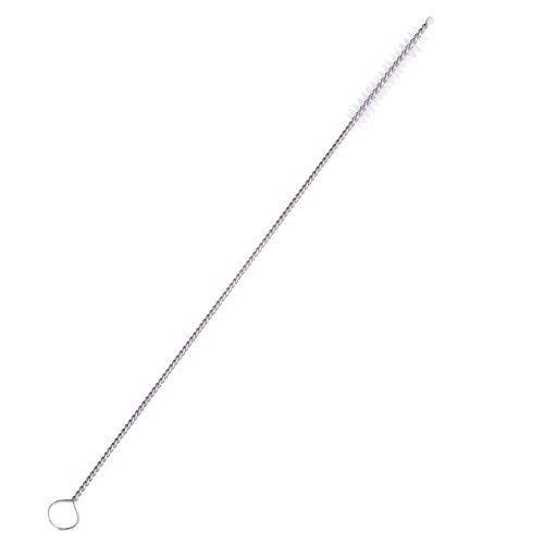 Honbay Straw Cleaner Brushes, nylon bristles stainless steel handle, Nylon Skinny Pipe Tube Cleaner - 20 Piece Value Pack - 6 mm bristles x 7" 175mm long