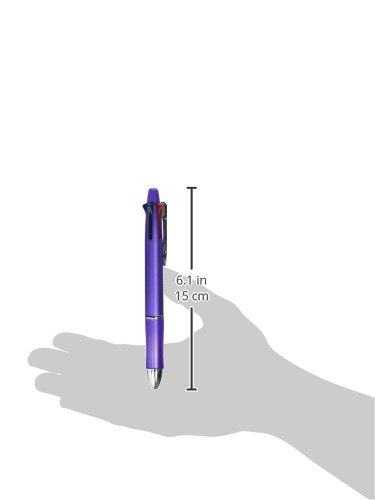 Pilot Multi Function Pen Dr. Grip, 0.5mm Acro Ink Ballpoint Pen, 0.5mm Mechanical Pencil, Lavender (BKHDF1SEF-LA)