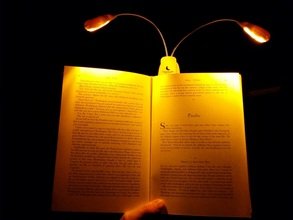 SomniLight Rechargeable Amber Book Light