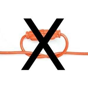 Black CordSafe Electrical Extension Cord Protective Safety Cover|Water-Resistant Indoor Outdoor | Cord Fastening Retention Management | Power Tools Fans Patio Tent String Lights Holiday Lights