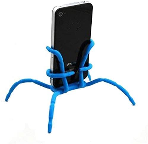 Universal Multi-Function Portable Spider Flexible Grip Holder for iPhone Samsung Google Pixel Holder for Cell Phone Smartphones Tablets in Car Bicycle Desk Plane Random Color (1 PCS) 1 PCS