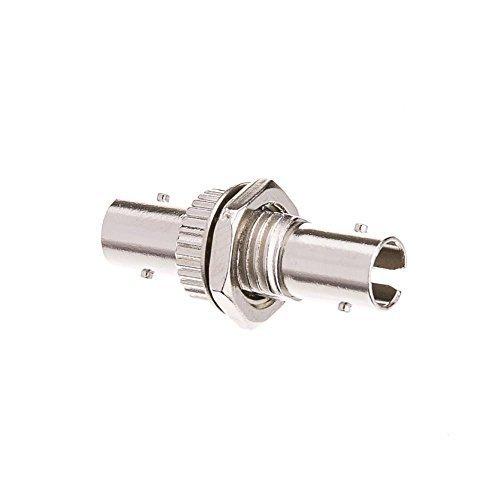 FiberShack - Fiber Optic ST Coupler & 2.5mm Dust Cap Kit. 20 ST Couplers for ST Patch Cords & 100 2.5mm Dust Caps