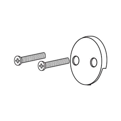 Delta Faucet RP31556 Overflow Plate and Screws, Chrome