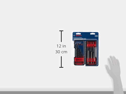 BOSCH BSPE6D 12Piece Steel Spiral Flute Screw Extractor Set