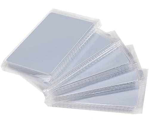 Gialer 50pack Contactless 125kHz RFID Proximity ID Cards IC Smart Intelligent Card 0.8mm Thick for Access Control System & Time Attandance & Door Entry Access TK4100 EM4100 Read Only 50packs