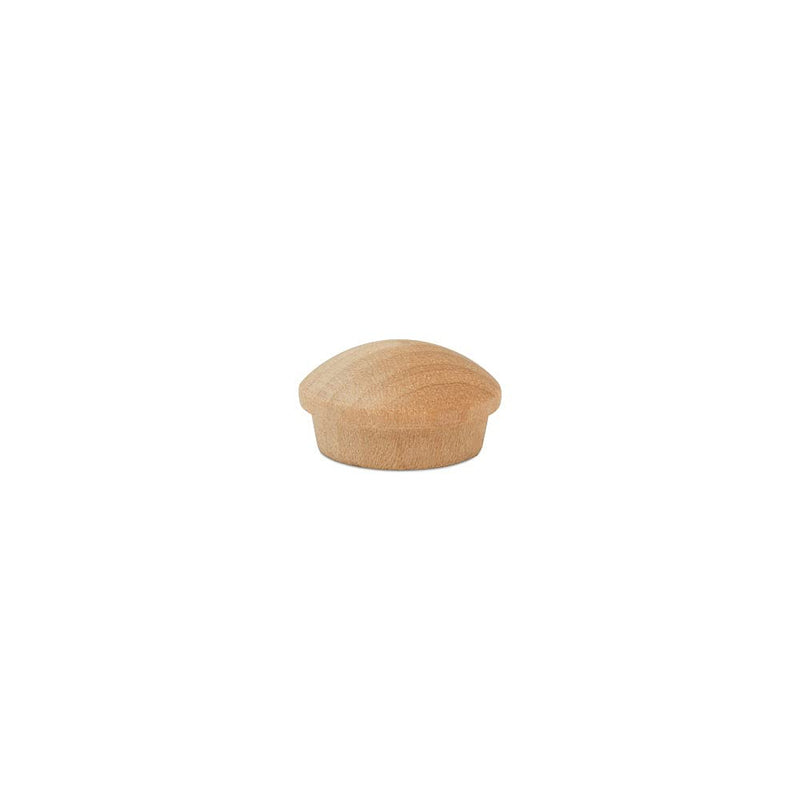 Wood Hole Plugs 1 inch, Pack of 100 Maple Button Top Wood Plugs for Screw Holes, by Woodpeckers