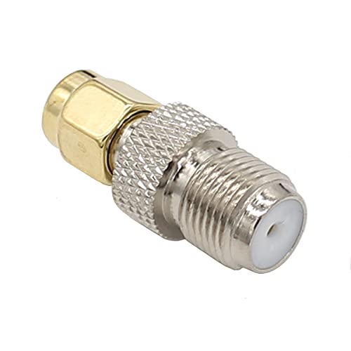 SMA to F Adapter SMA Male to F Type Male 20 inch RG58 Coax Coaxial Extension Cable +3pcs F Type to SMA Male Female Connector