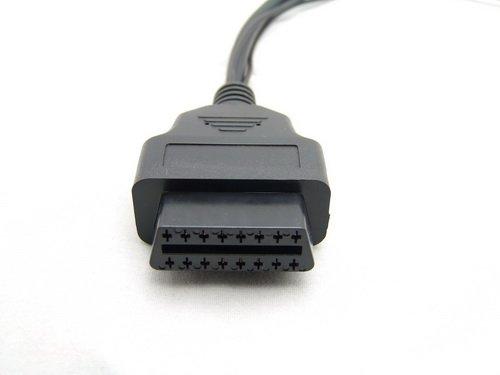 Goliton OBD OBD2 16 Pin Connector Diagnostic Adapter Compatible for Honda 3 Pin