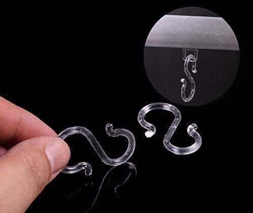 COLIBYOU 24PCS 1.7Inch Clear Plastic Punch Bowl Cup S Hooks