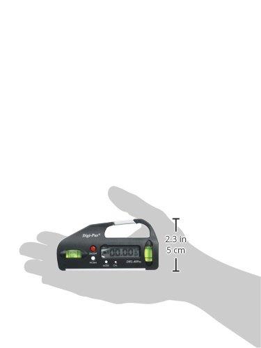 DigiPas DWL80PRO Pocket Size Digital Level, Electronic Angle Gauge, Protractor, Angle Finder, Bevel Gauge, 0.05° 4 inch