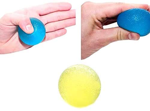 3 Pack Stress Relief Ball for Adult Anxiety and Sensory Toys for Kids Fidget - Gel Squishy Balls for ADHD, Autism - Hand Exercise Balls with 3 Levels Squeeze Resistance for Grip Strength Trainer