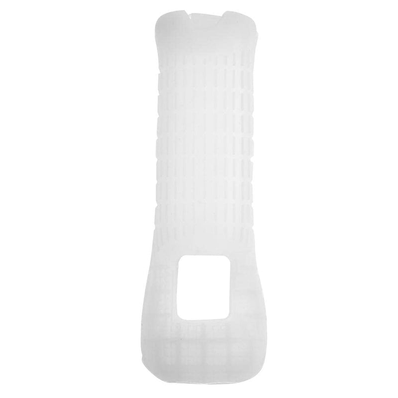 1 x Silicone Soft Cover for Wii Game Controller Soft Silicone Cover Case Protective Sleeve for Wii Remote Controller Protection (White) white