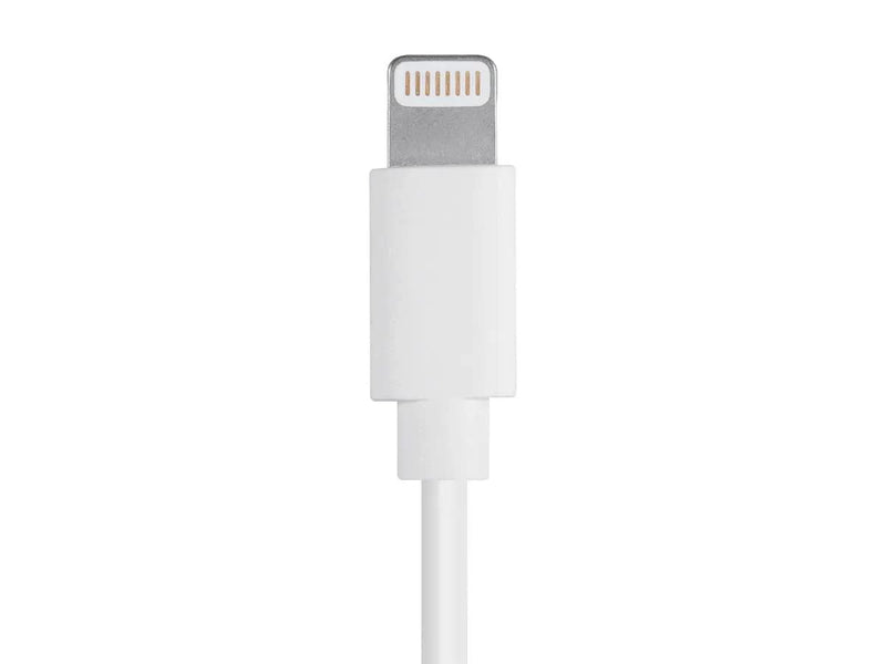 Monoprice Lightning to USB Charge & Sync Cable - 3 Feet - White | Apple MFi Certified for iPhone X, 8, 8 Plus, 7, 7 Plus, 6, 6 Plus, 5S, iPad Pro