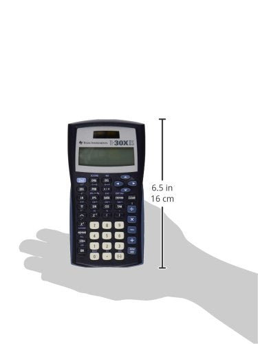 Texas Instruments TI-30XIIS Scientific Calculator, Black with Blue Accents Single Pack