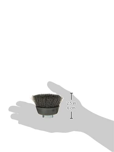wolfcraft 1 cup wire brush angle grinder M14 diameter 60 mm 2107000, beige, 100 x 50 x 50 cm ø70mm