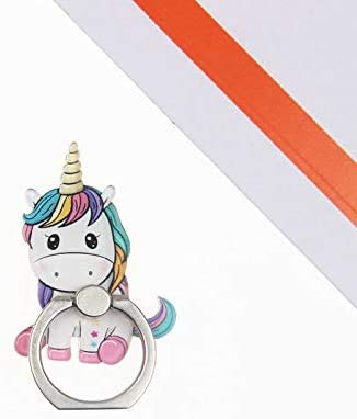 4-Pack Phone Ring Holder Stand, Cute Unicorn 360 Rotation Finger Grip Stand Mount for Cellphones and Tablets (Unicorn Ring) Unicorn Ring
