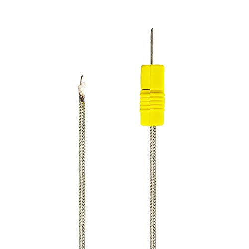 PerfectPrime TL0700, K-Type Sensor Probe for K-Type Thermocouple Thermometer/Meter in Temperature Range from -30 to 700 °C/ 1292°F 700°C / 0.5mm / 1 M