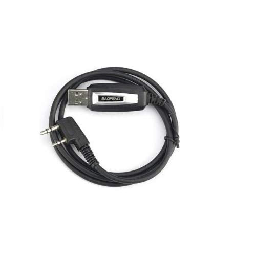 Baofeng Programming Cable for BAOFENG UV-5R/5RA/5R Plus/5RE, UV3R Plus, BF-888S, 5R EX, 5RX3, GA-2S 39 Inch Black