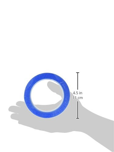 3M Vinyl Tape 471, 1/4 in x 36 yd, Blue, 1 Roll, Blue Floor Tape, Paint Alternative for Floor Marking, Social Distancing, Color Coding, Safety Marking