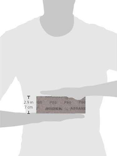 Mirka 9A-150-AP Abranet 2-3/4 in. x 8 in. Mesh Grip Sheet Assorted Grits