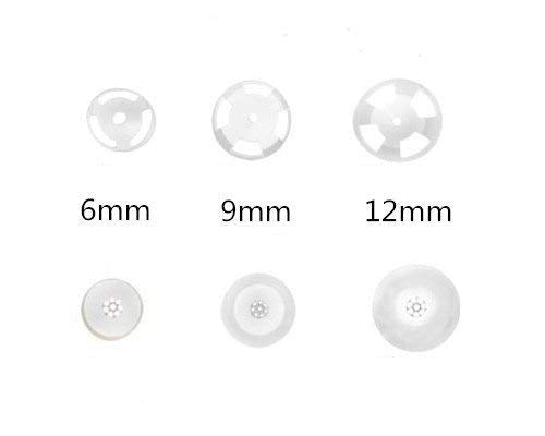 Jungle Care Hearing Aid Ear Piece Open & Closed Domes Set 6mm/9mm/12mm (6 Single Pieces) Comfortable PSAP (Personal Sound Amplifiers Product) Tips, Perfect for Open Air (Open fit), Except for RIC