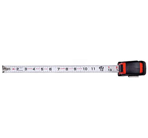 TAJIMA Tape Measure - 25 ft x 1 inch G-Plus Measuring Tape with Armored Case & Acrylic Coated Blade - GP-25BW