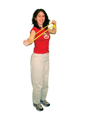 Cando 10-5282 3 Piece Low Powder Moderate Exercise Band PEP Pack Latex
