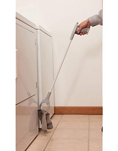 Unger Grabber Plus Reacher Lightweight Multi-Purpose Pickup Tool with Ergonomic Trigger Grip, 360 Degree Rotating Head, and Magnetic Tip, 32"