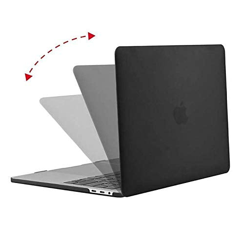 MOSISO Compatible with MacBook Pro 13 inch Case 2020-2016 Release A2338 M1 A2289 A2251 A2159 A1989 A1706 A1708, Plastic Hard Shell Case&Keyboard Cover Skin&Screen Protector&Storage Bag, Black