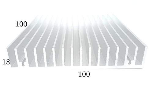 eivvia 100×100×18 1pcs Control System Components Aluminum Alloy Profile Heat Sink/Multimedia Equipment Aluminum Heat Sink