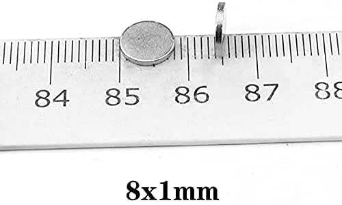 100PCS 8x1mm Powerful Strong Magnetic Magnet 8mmx1mm Permanent Neodymium Magnet disc 8x1mm Fridge Small Round Magnet 8*1 mm
