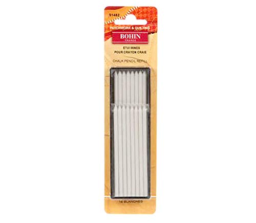 Bohin Extra Fine Chalk Pencil Refill 6/Pkg-White