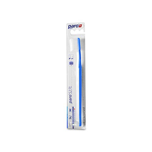 Paro S27L Soft 3-Row Toothbrush with Interspace Brush F - #739 - 1 Pack 1 Count Pink