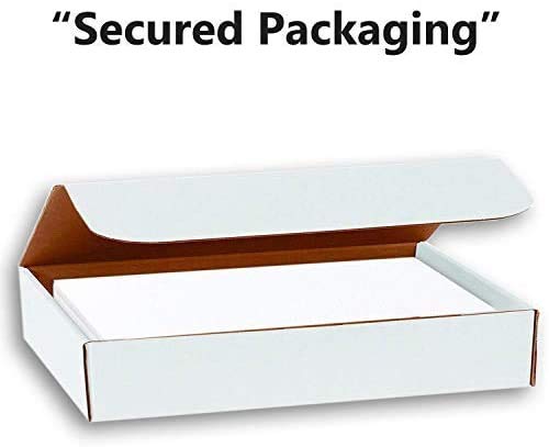 Hamilco 5x7 White Linen Cardstock Paper Blank Index Cards Flat Card Stock Heavyweight 100lb Cover 100 Pack 100 cards
