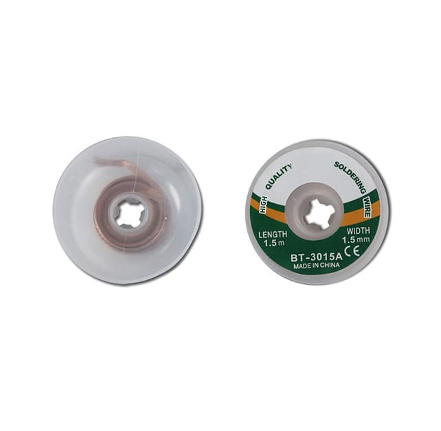 Tiardey 2pcs Solder Wick, Desoldering Wick for Removing Solder and Disassembling Electrical Components, No-Clean Solder Wick Braid (W: 3mm. L: 60ft)