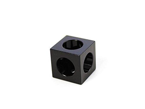 Makerbeam XL Corner Cube Black (15x15x15mm) 12pcs