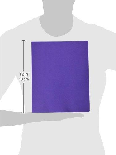 Oxford Two-Pocket Folders, Purple, Letter Size, 10 per Pack, (57583) 10-Count