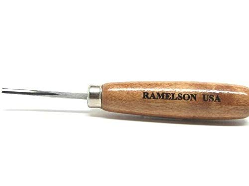 3 Ramelson Bent Veiner Line 60 Degree V Checkering Wood Carving Hand Chisel Tools 3pc Gunsmith