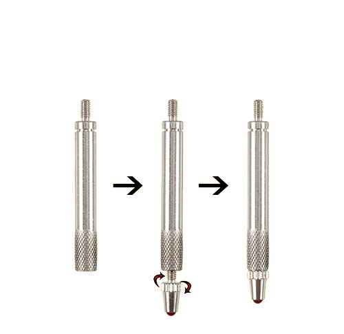 Dial Digital Indicator Extension Stem Rod 5mm Diameter M2.5 Thread ((20mm/40mm/60mm/80mm/100mm) Length